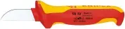 Нож для кабеля VDE 1000V, L-190 мм, 2-комп. рукоятка (KNIPEX)