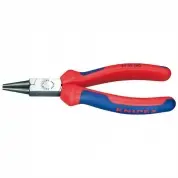 Круглогубцы, губки D3x30 мм,  L-160 мм, чёрные, 2-комп. рукоятки (KNIPEX)