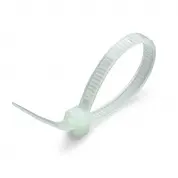 Стяжки термостойкие КСТ белые (100шт) (Fortisflex)