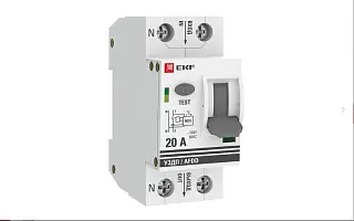 Устройство защиты от дугового пробоя (УЗДП) 1P+N 20А EKF PROxima