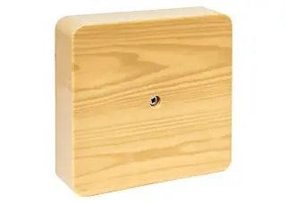 Коробка разветвительная KMP-030-032 (100х100х28) светлое дерево EKF PROxima