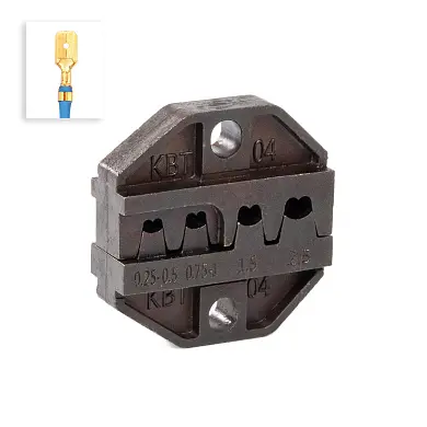 Матрица МПК-04 для обжима автоклемм сечением 0.25-2.5 мм (КВТ)