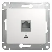 ШЭ Глосса Роз.комп. с/у RJ45, кат.5е (белый, б/рамки) GSL000181K