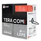 Кабель витая пара TERACOM PRO Cat.5E F/UTP 4 пары solid внешний 24AWG оболочка LDPE цвет черный (упак. 305м)