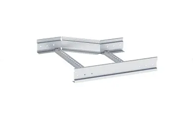 Переходник по ширине левосторонний лестничный усиленный 100х900х600 мм (2 мм) EKF