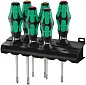 Набор отвёрток 335/350/355/6 Kraftform Plus Lasertip + подставка, 6 пр. WERA