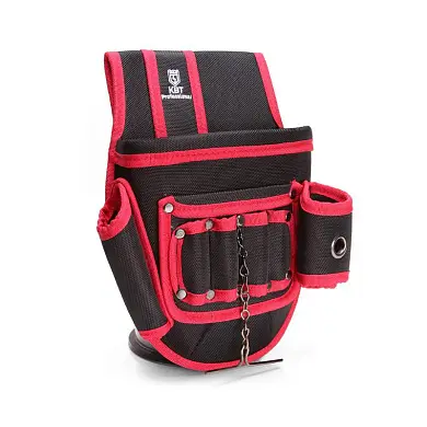 Сумка монтажника С-14 поясная с жесткими стенками, серия "ПРОФИ" (КВТ)