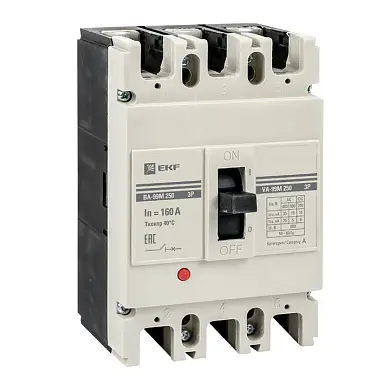 Автоматический выключатель ВА-99МL 250/160А 3P 20кА EKF Basic