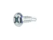 Саморез 3.8х11 мм для лист. металла, цинк, со сверлом (50 шт в зип-локе) STARFIX, арт.SMZ1-56541-50