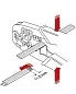 Пресс-клещи для штекеров типа RJ (Western), кол-во гнёзд: 2, RJ 11/12, RJ 45, L-190 мм, чёрные, 2-комп. рукоятки (KNIPEX)