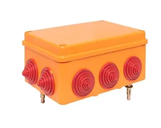 Коробка огнестойкая 190х140х70мм IP55, 10 двойных клеммников 0,5-4 мм2 EKF