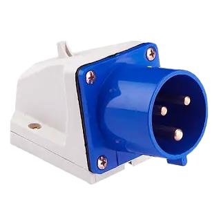Вилка стационарная 523 2Р+РЕ 32А 220В IP44 EKF PROxima