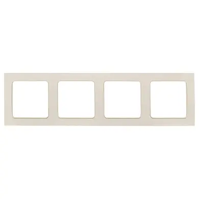 Стокгольм Рамка 4-местная белая EKF PROxima