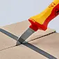 Нож для кабеля VDE 1000V, L-190 мм, 2-комп. рукоятка (KNIPEX)