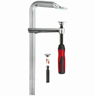 Струбцина цельнометаллическая 160/80, 6 кН, 2К ручка BESSEY