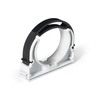 Крепеж-клипса с фиксатором для монтажа труб