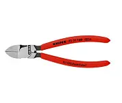 Бокорезы для оптоволокна,  удлинённые режущие кромки без фасок, L-160 мм, обливные рукоятки (KNIPEX)