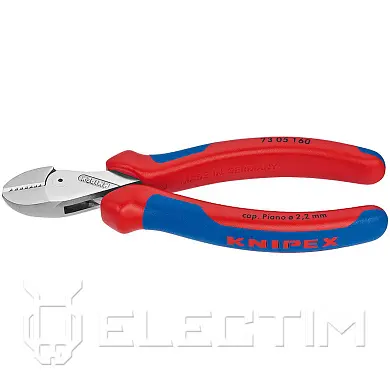 Бокорезы компактные особой мощности X-Cut®,  L-160 мм, хром., 2-комп. рукоятки (KNIPEX)
