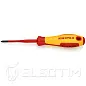 Отвёртка PlusMinus PH/S 1 Slim VDE 1000V, длина стержня 80 мм, L-187 мм (KNIPEX)
