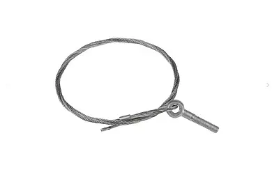 Трос стальной с рым-болтом М6 3 м (2 мм) EKF