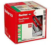 Дюбель распорный DUOPOWER 12x60 (упак. 25шт) Fischer