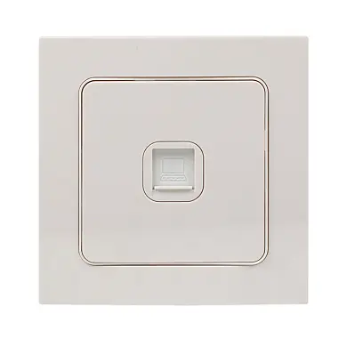 Стокгольм Механизм Розетки RJ-45 1-местной белый EKF PROxima