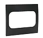 Стокгольм Рамка для розетки 2-местная черная EKF PROxima