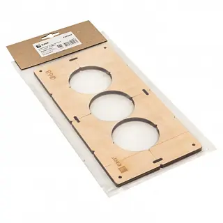 Шаблон для подрозетников c 3 отв. диам. 68 мм EKF Expert