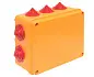 Коробка огнестойкая 190х140х70мм IP55, 10 двойных клеммников 0,5-4 мм2 EKF