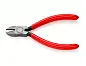 Бокорезы для электромеханика, L-125 мм, чёрные, обливные рукоятки (KNIPEX)