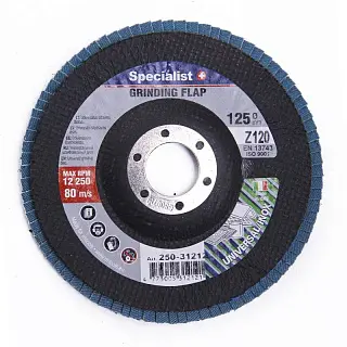 Лепестковый шлифовальный круг по металлу  125 ZK120 цирконий OSA