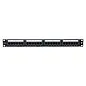 Патч-панель TERACOM 19'' Cat.5E 1U неэкранированная UTP 24 порта RJ-45 110 IDC с органайзером