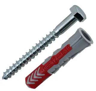 Дюбель распорный с саморезом 12x60 ( 2шт упак.) Fischer блистер