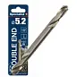 Двустороннее сверло по металлу 5.2х17.5/62 мм сталь HSS блистер