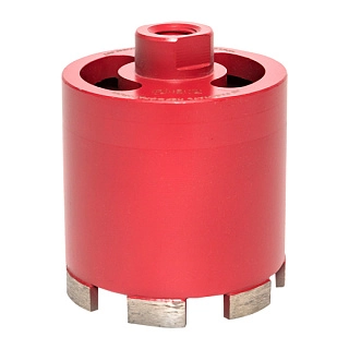 Коронка алмазная для дрелей с микроударом (верхнее пылеудаление) DCH-82MHS Micro Hit Laser M16 EKF P