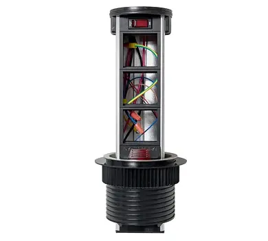 Встраиваемая мини-колонна с беспроводной зарядкой 15Вт, 6 модулей C-Line