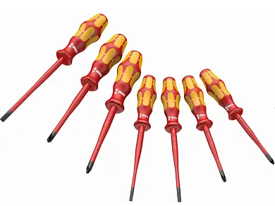 Набор отвёрток 160i/7 Kraftform Plus Serie 100 (42 42726 131 Forum) WERA, Чехия.