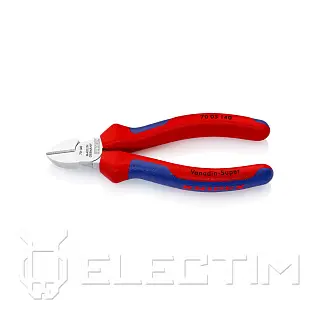 Бокорезы, L-140 мм, твёрдость кромок 62 HRC, хром., 2-комп. рукоятки (KNIPEX)