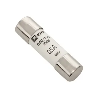 Плавкая вставка цилиндрическая ПВЦ (10х38) 0,5А EKF PROxima