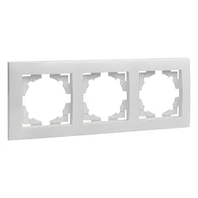Валенсия рамка 3-местная белая EKF PROxima