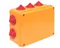 Коробка огнестойкая 150х110х70мм IP55, 3 двойных клеммника 1,5-10 мм2 EKF