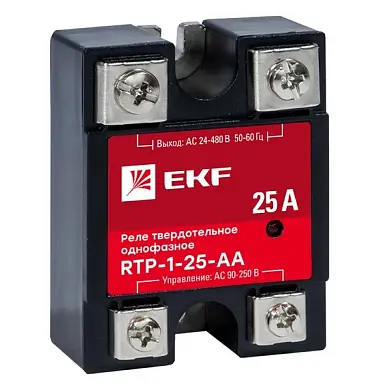 Реле твердотельное однофазное RTP-25-AA EKF PROxima