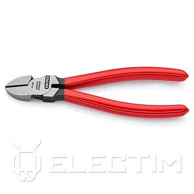 Бокорезы,  L-160 мм, чёрные, твёрдость кромок 62 HRC, обливные рукоятки (KNIPEX)