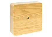 Коробка разветвительная KMP-030-032 (100х100х28) светлое дерево EKF PROxima