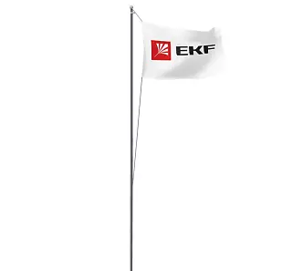 Мачта молниеприемная секционная активная алюминиевая c флагом ММСАС-Ф-11 L=11м EKF PROxima