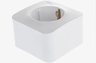 BLANCA О/У РОЗЕТКА с заземлением без шторок ИЗОЛ.ПЛ., 16А, 250В, БЕЛЫЙ