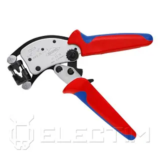 Пресс-клещи Twistor T для обжима контактных гильз, (360°, 8 фиксируемых позиций), L-200 мм, хром., 2