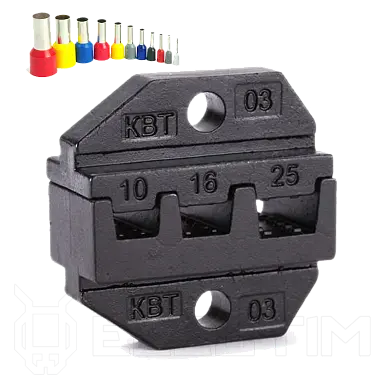 Матрица МПК-03 для обжима втулочных наконечников сечением 10-25 мм (КВТ)