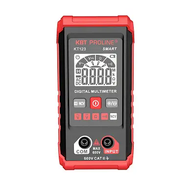 Мультиметр цифровой SMART KT 123 "PROLINE" (КВТ) Мультиметр цифровой SMART KT 123 "PROLINE" (КВТ)
