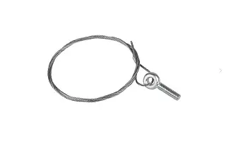 Трос стальной с рым-болтом М8 7 м (2 мм) EKF